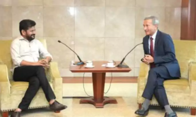 CM Revanth Reddy : సింగ‌పూర్ విదేశాంగ మంత్రితో సీఎం రేవంత్ భేటీ