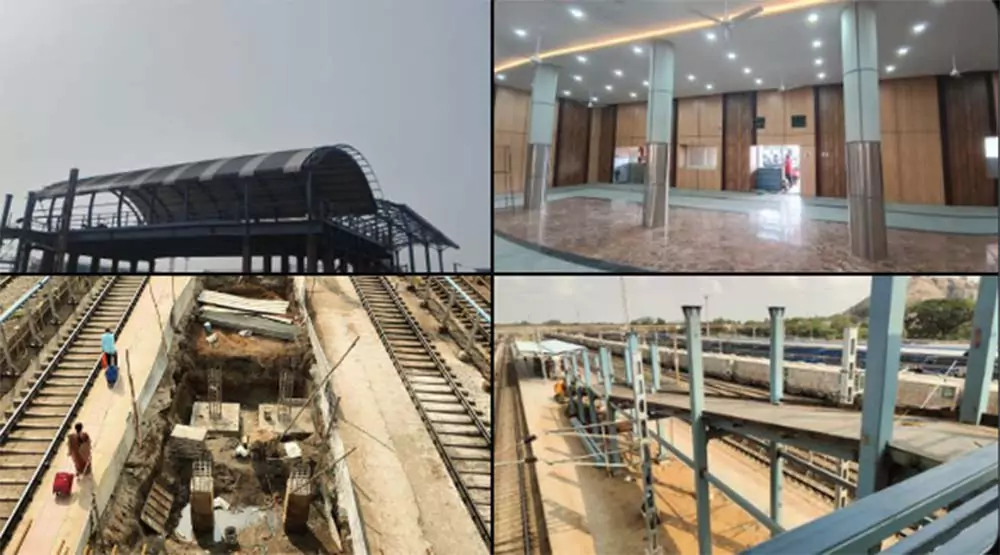 Kazipet station | శరవేగంగా కాజీపేట స్టేషన్ రీడెవలప్మెంట్ పనులు