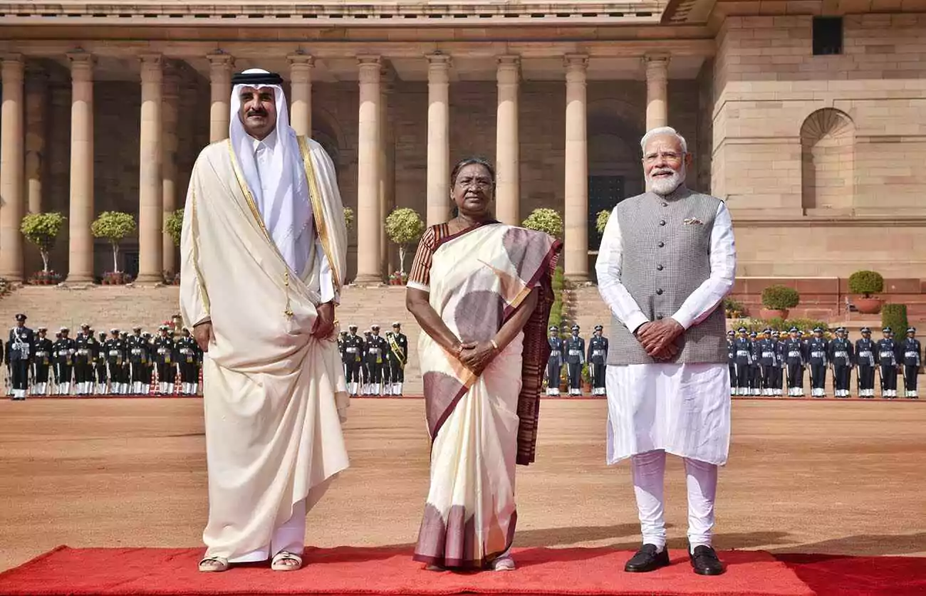 Amir of Qatar visit | హైదరాబాద్ భవన్లో ఖతార్ అధ్యక్షుడు, మోదీ.. కీలక ఒప్పందాలు