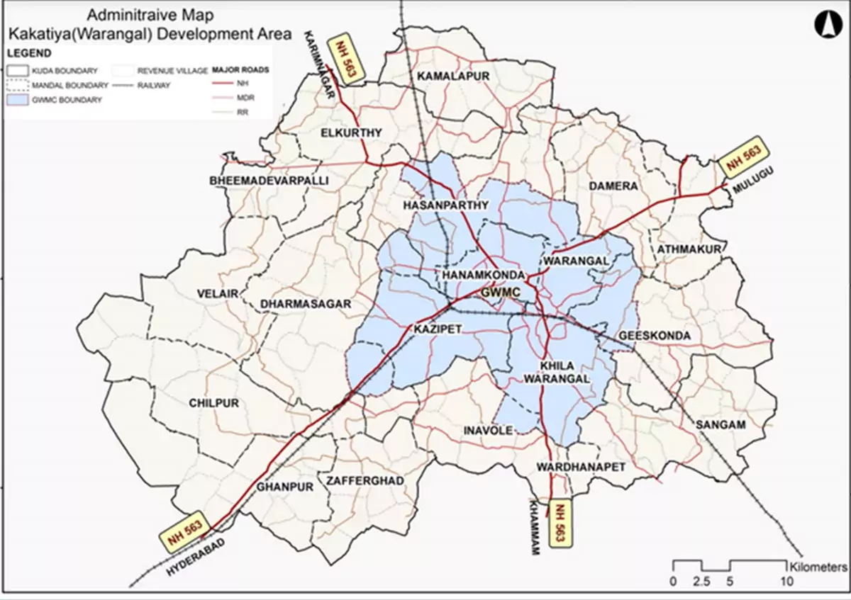 Warangal Outer Ring Road వరంగల్ ఓఆర్ఆర్ చుట్టూ కొత్తగా రైల్వే లైన్..!