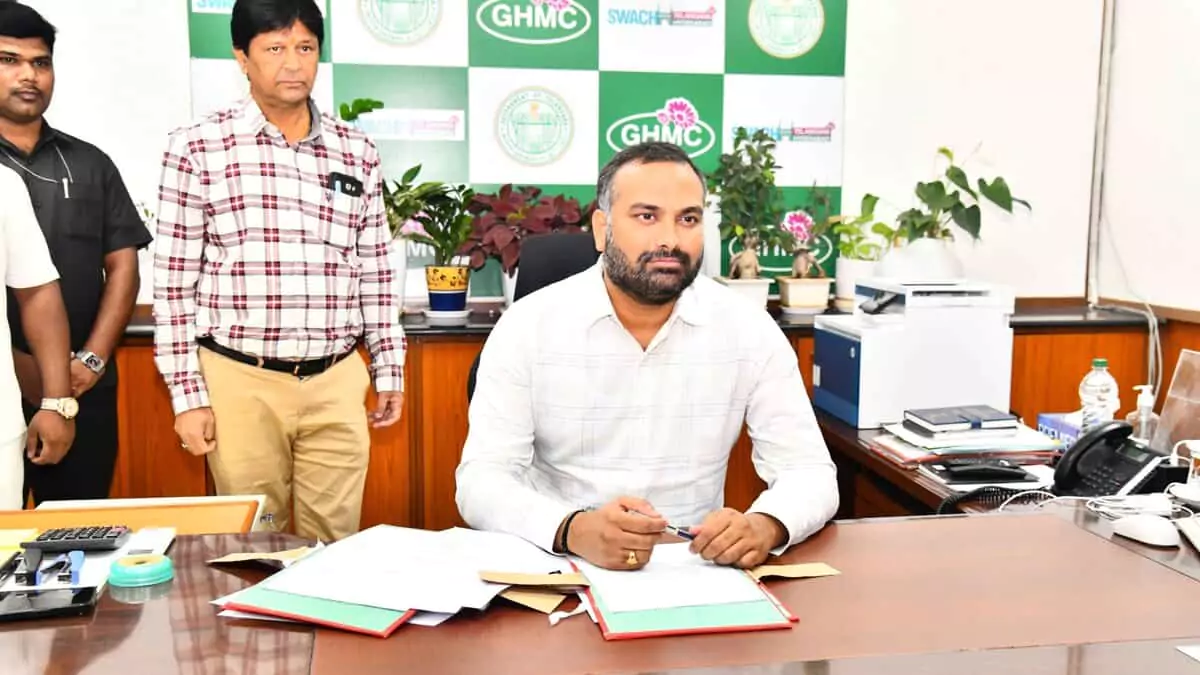 GHMC : జిహెచ్ఎంసి కమిషనర్గా ఆర్.వి కర్ణన్
