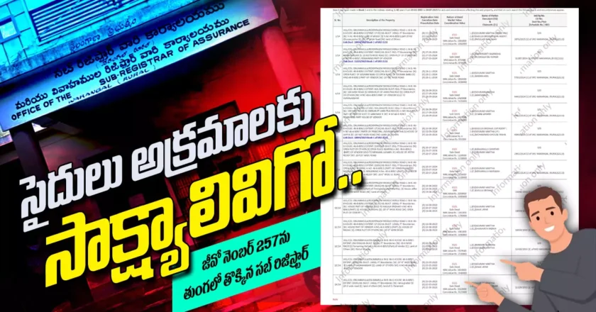 Sub Registrar | సబ్ రిజిస్ట్రార్ సార్ అక్రమాలకు సాక్షాలివిగో..