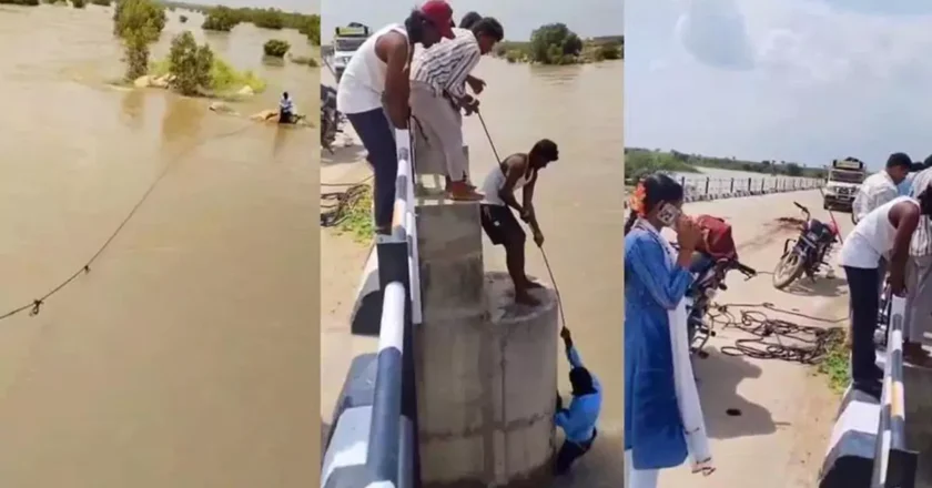 Viral Video | సెల్ఫీ తీస్తానని చెప్పి భర్తను నదిలోకి తోసిన భార్య ? వీడియో వైరల్.. చూడండి