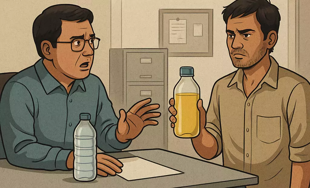 Urine Bottle Incident