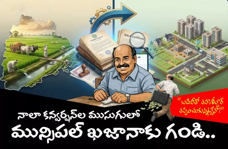 Huzurabad NALA Conversion Scam