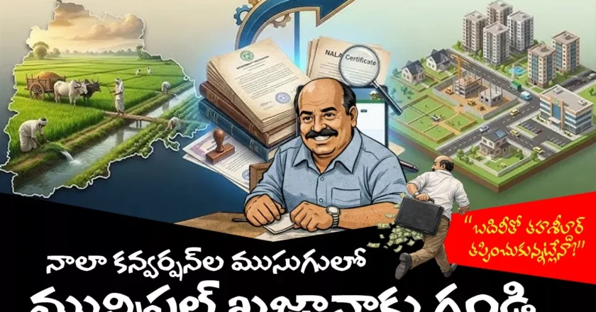 నాలా కన్వర్షన్‌ల ముసుగులో మున్సిపల్ ఖజానాకు గండి.. ‌‌ –NALA Conversion Scam