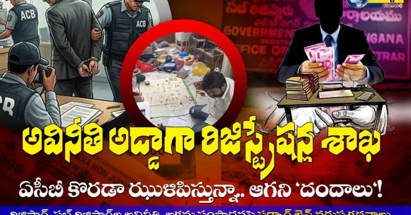 Corruption | అవినీతి అడ్డాగా రిజిస్ట్రేషన్ల శాఖ: ఏసీబీ కొరడా ఝుళిపిస్తున్నా.. అగని ‘దందాలు’!