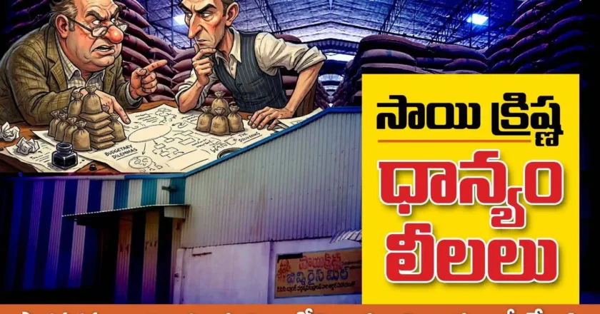 సాయి క్రిష్ణ ధాన్యం లీలలు.. రికార్డుల్లో నిల్వ.. మిల్లులో ఖాళీ!