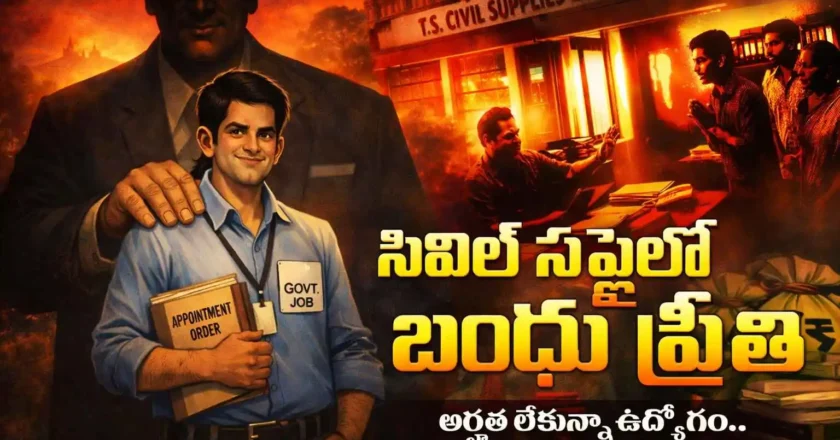 సివిల్ సప్లైలో ‘బంధు’ ప్రీతి: అర్హత లేకున్నా ఉద్యోగం.. ‘ఎర్రమంజిల్’ అండతోనే ఆ గత్తర!