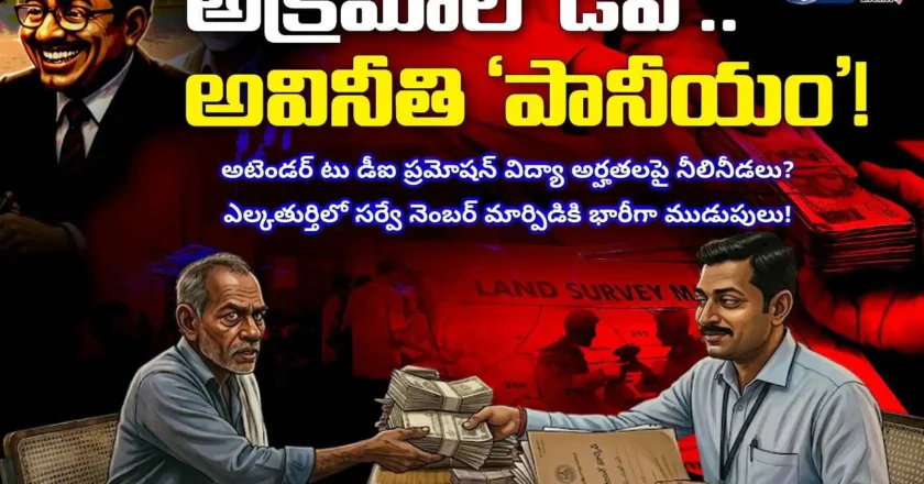 ​Land Scam | అక్రమాల ‘డీఐ’.. అవినీతి ‘పానీయం’!