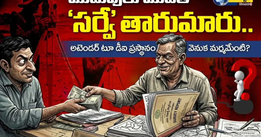 Corruption | ముడుపులు ముడితే ‘సర్వే’ తారుమారు.. అటెండర్ టూ డీఐ ప్రస్థానం వెనుక మర్మమేంటి?”
