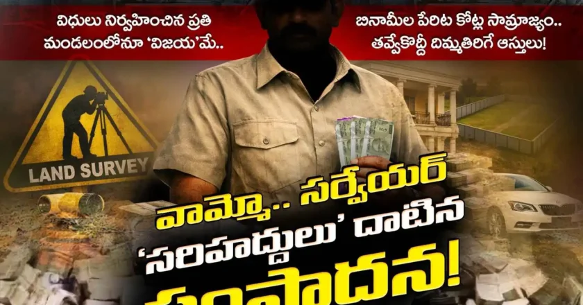 ​Surveyor Scam | వామ్మో.. సర్వేయర్ ‘సరిహద్దులు’ దాటిన సంపాదన!